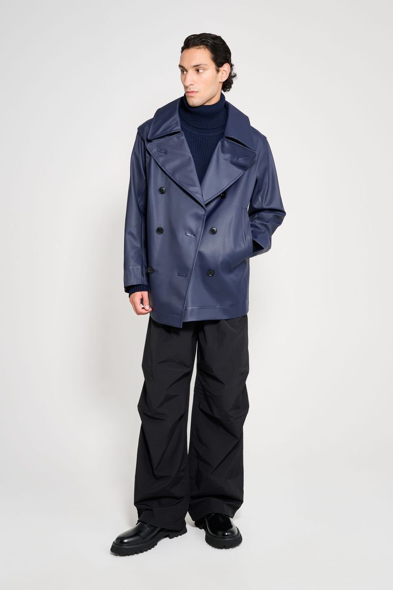 Stutterheim Tranholmen Double Breasted Raincoat