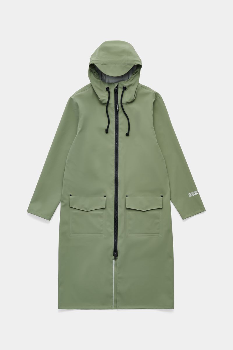 Stutterheim Stockholm Long Patch Raincoat