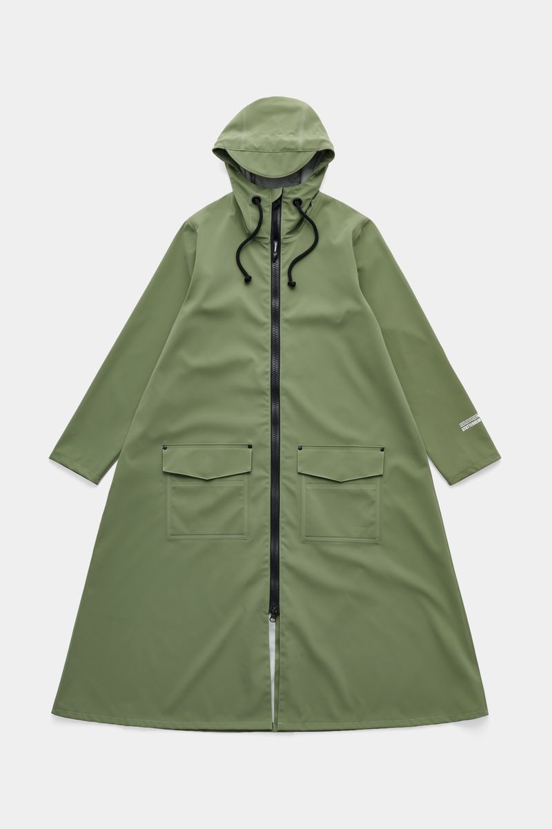 Stutterheim Mosebacke Long Patch Raincoat