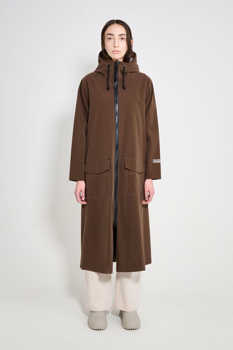 Stutterheim Mosebacke Long Patch Raincoat